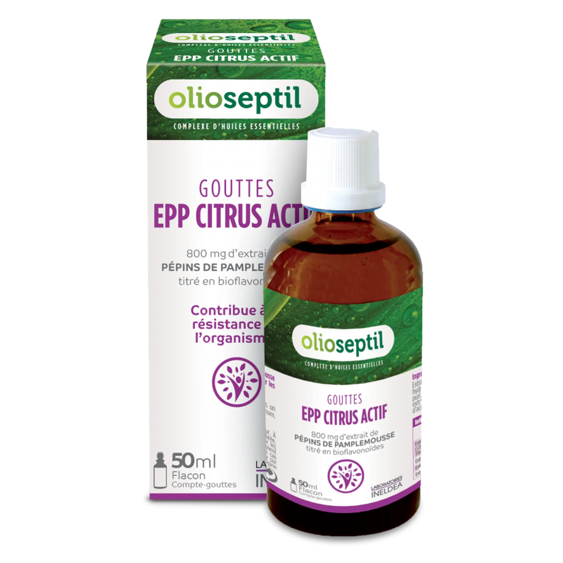 Extrait de pépins de pamplemousse EPP citrus actif olioseptil à marseille