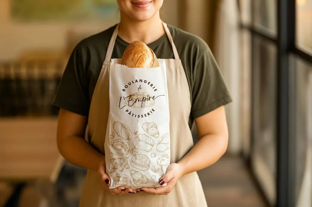 sac à baguette publicité à aubagne