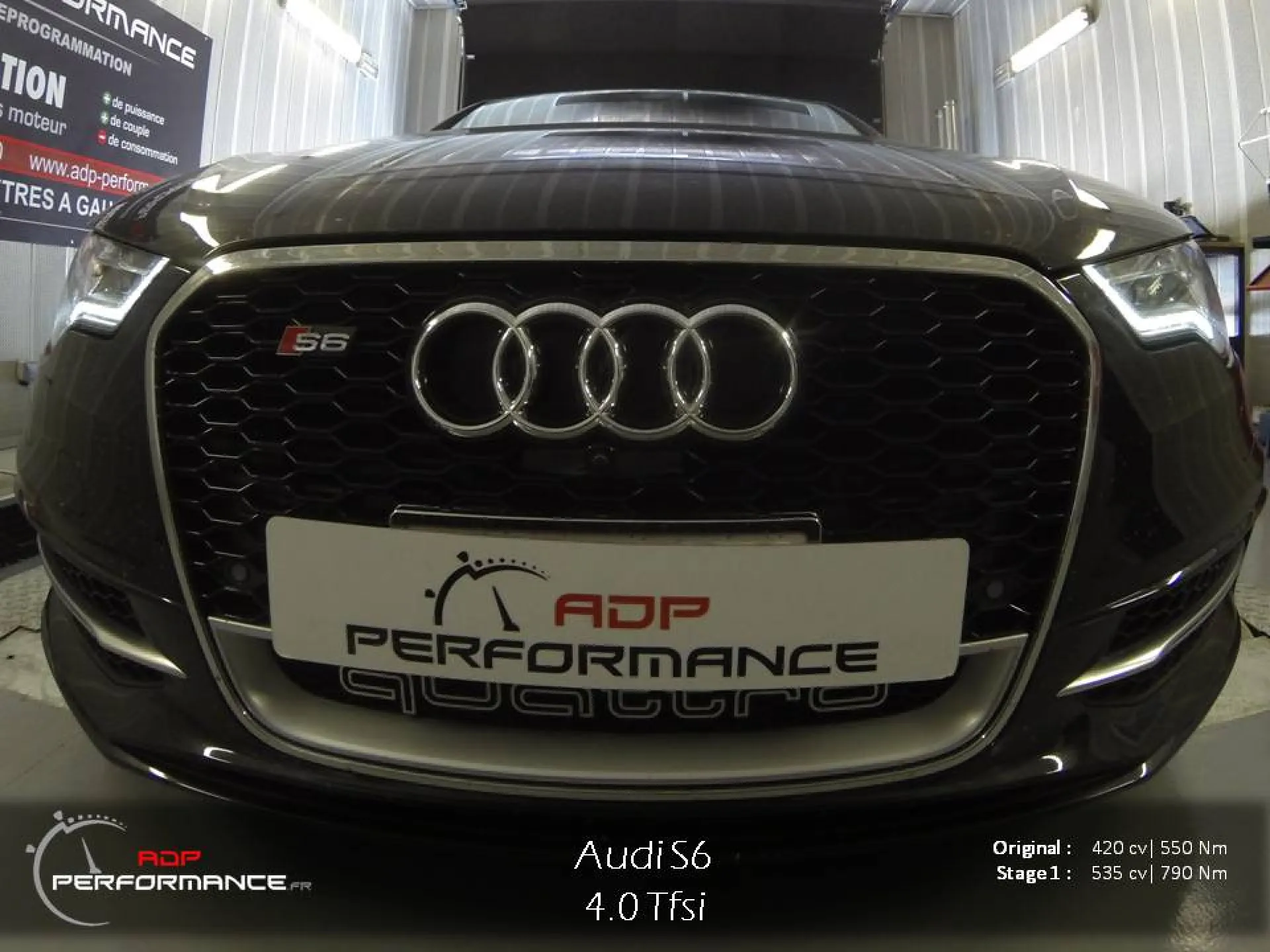 Reprogrammation moteur Audi S6 4.0 Tfsi 420