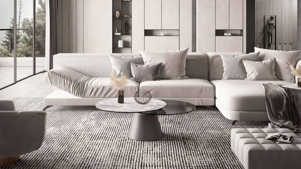 Table basse extensible ronde contemporain à hyères centre-ville, La Garde