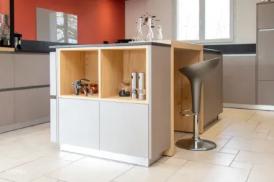 Cuisine sur mesure haut de gamme avec rho venus et dekton Kellya marque Armony à Villeneuve Tolosane 31270