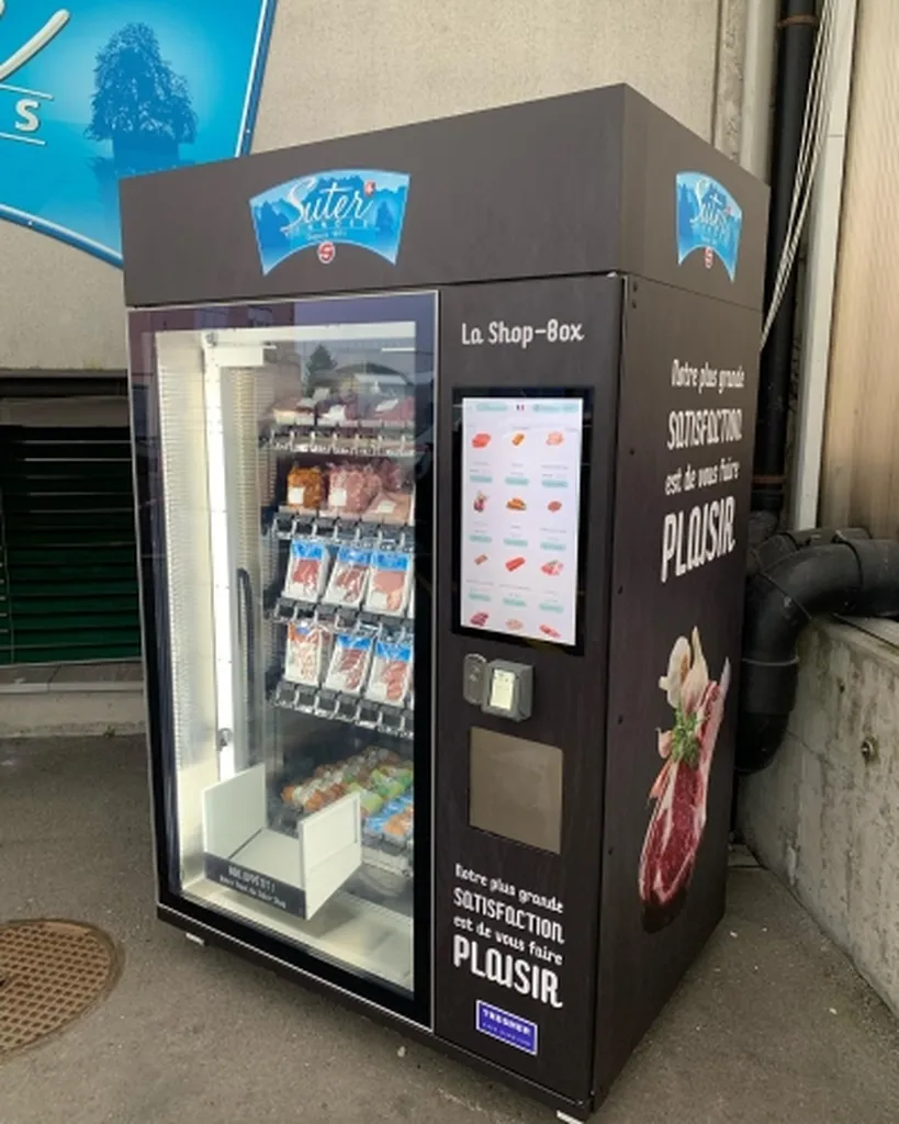 Vente de distributeur automatique pour boucherie charcuterie traiteur et casiers connectés pour fromagerie partout en France entière