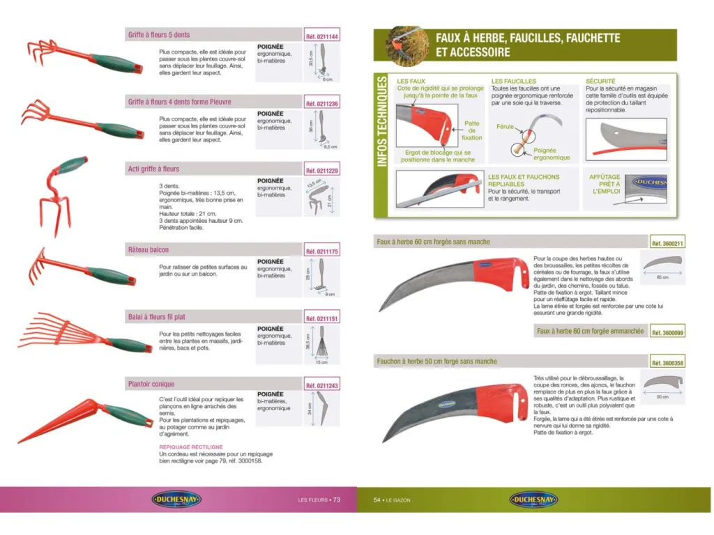  Duchesnay groupe Devaux outils de jardin