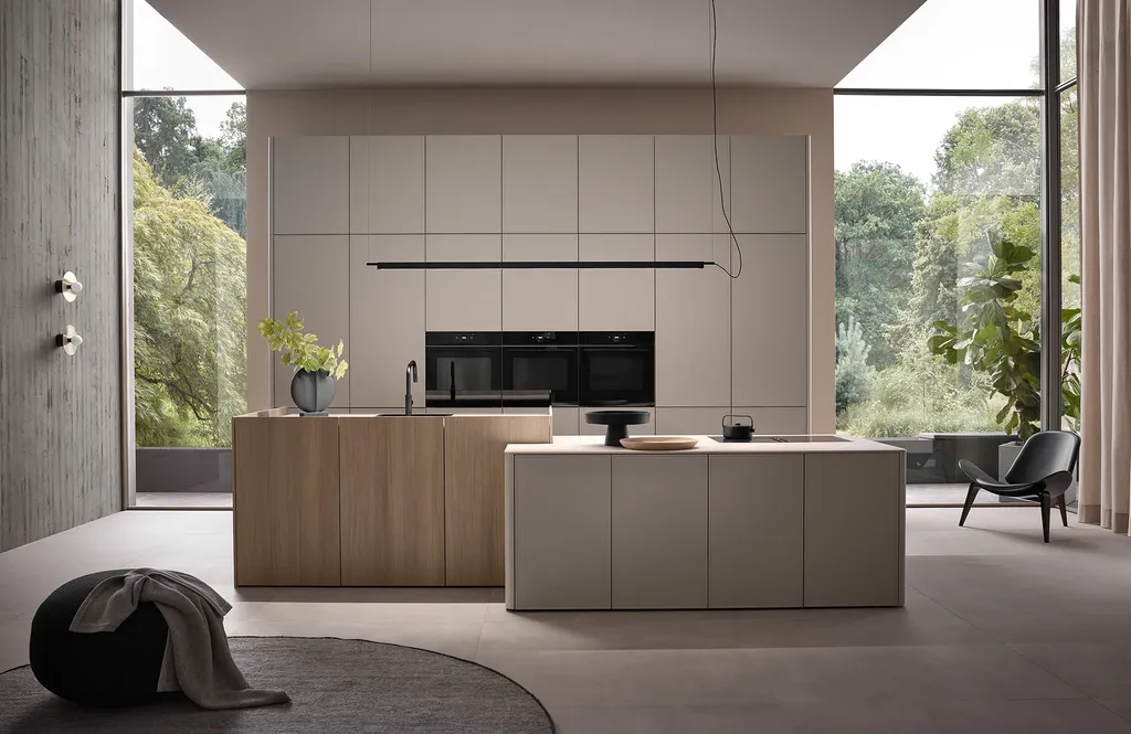 Commander votre cuisine bois et pierre sur mesure avec îlot central et meubles prémontés à Toulouse et Muret proche de Eaunes