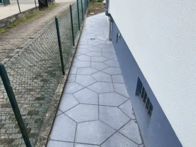 Accès en dalle d'une maison à Strasbourg CLK 