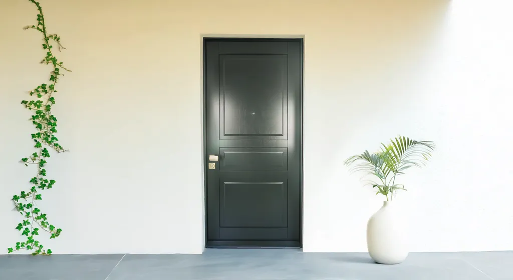 Pose de porte d'entrée blindée Silvelox Perseo 3T à Ajaccio et en Corse-du-Sud : charnière invisible brevetée, ouverture à 135 degrés, triple feuillure Secur Therm et classe 4 anti-effraction