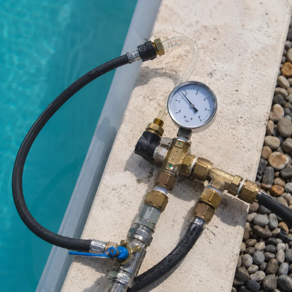 Recherche de fuite de piscine par test de pression à Marseille 13012 : contrôle de l'étanchéité des canalisations sous pression sans casse dans les Bouches-du-Rhône