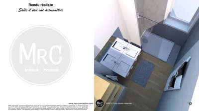 Projet d’architecture d'intérieur avec rénovation d'une salle d'eau aix