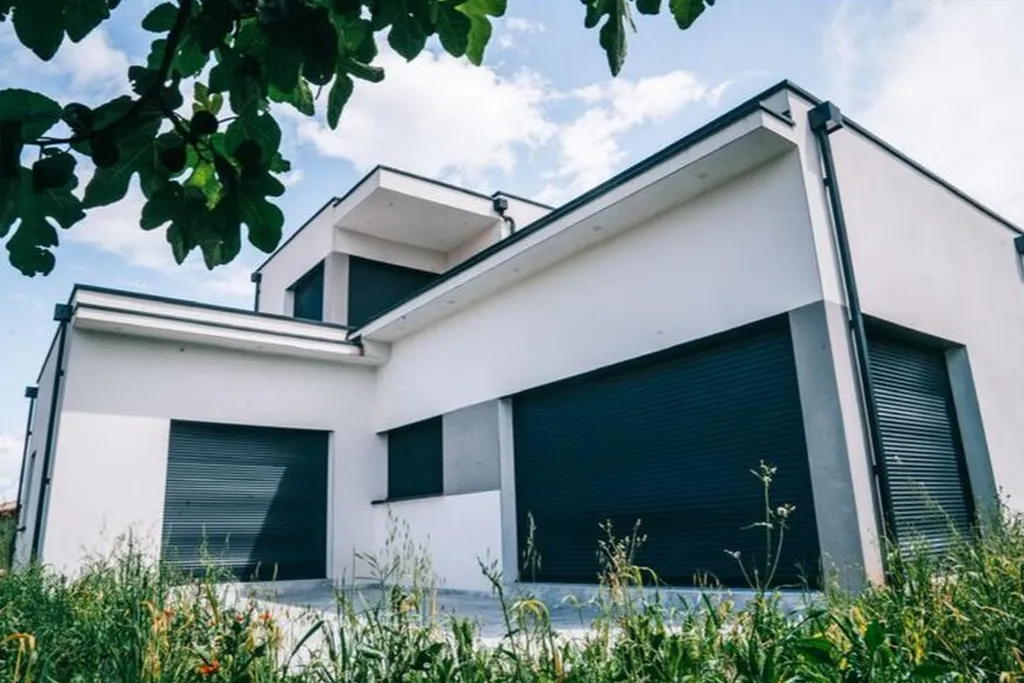 Ravalement de façade sur maison moderne, STONEO solutions de qualité en Drôme 26 (Valence, Montélimar) et Ardèche (Annonay, Aubenas)