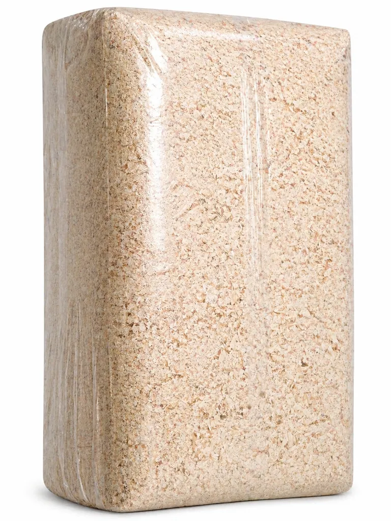 Balle de copeaux de bois – litière naturelle absorbante pour animaux et élevage