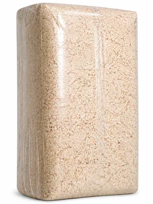 Balle de copeaux de bois – litière naturelle absorbante pour animaux et élevage