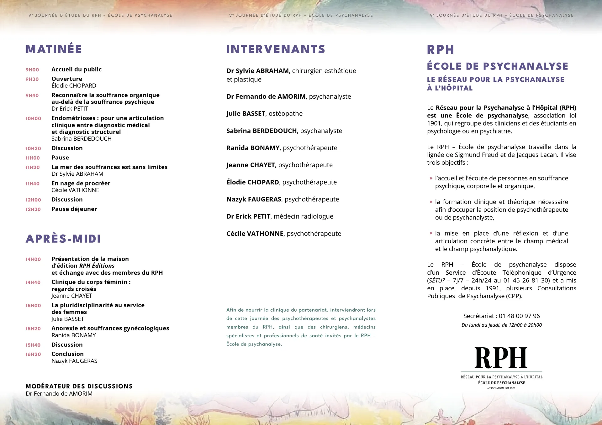 psychanalyse étudiant paris conférence