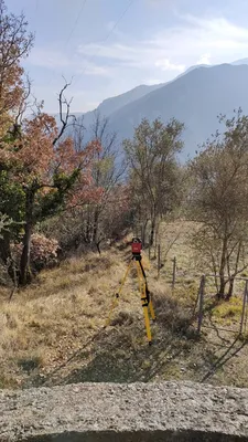Station de relevé HILTI, dans les Alpes Maritimes