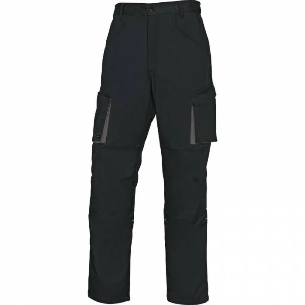 Pantalon de travail Delta Plus, Grand Suvre, BTP, industrie, mécanique couleur noir