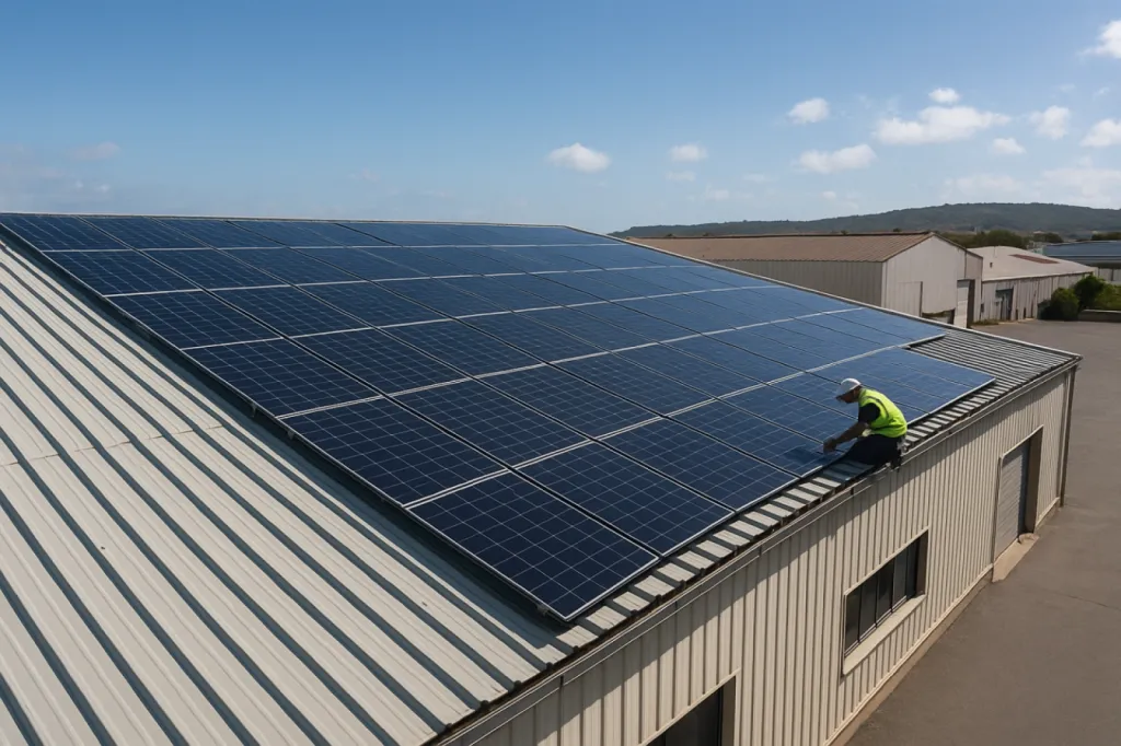 Faites installer des panneaux solaires sur votre toite de Hangar à La Ciotat et toutes les Bouches du Rhône pour réduire vos factures d'électricités