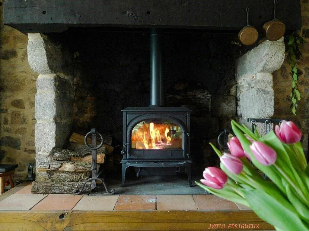 jotul F400SE dans une cheminée ouverte langon pose de qualité