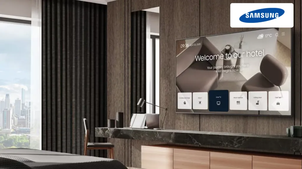 TV Samsung HU7000F Hospitality – Téléviseur 4K UHD destiné aux hôtels - épaisseur de 5.5cm