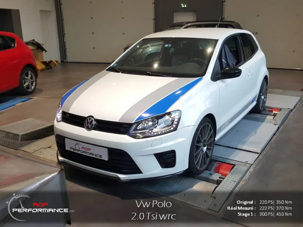 Reprogrammation moteur vw polo wrc