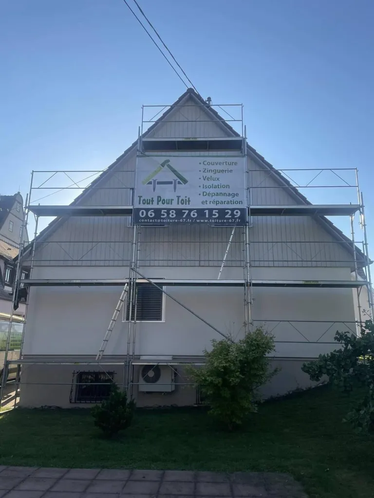 Pose de Lambris de Façade Composite, Isolation du Pignon et Habillage Extérieur dans le Bas-Rhin en Alsace