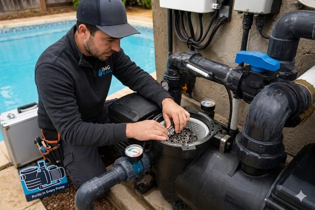 Pompe de piscine désamorcée à Toulouse, comment réamorcer la filtration avant l'été ?