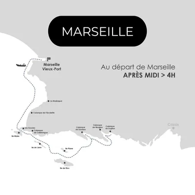 Balade en Bateau départ Marseille après-midi