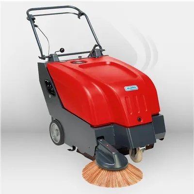 Balayeuse autotractée à batterie KS 650 IBC Cleanfix pour nettoyage professionnel des grandes surfaces intérieures et extérieures, idéale pour parkings, entrepôts et zones industrielles, ramassage efficace des poussières et débris en milieu professionnel 