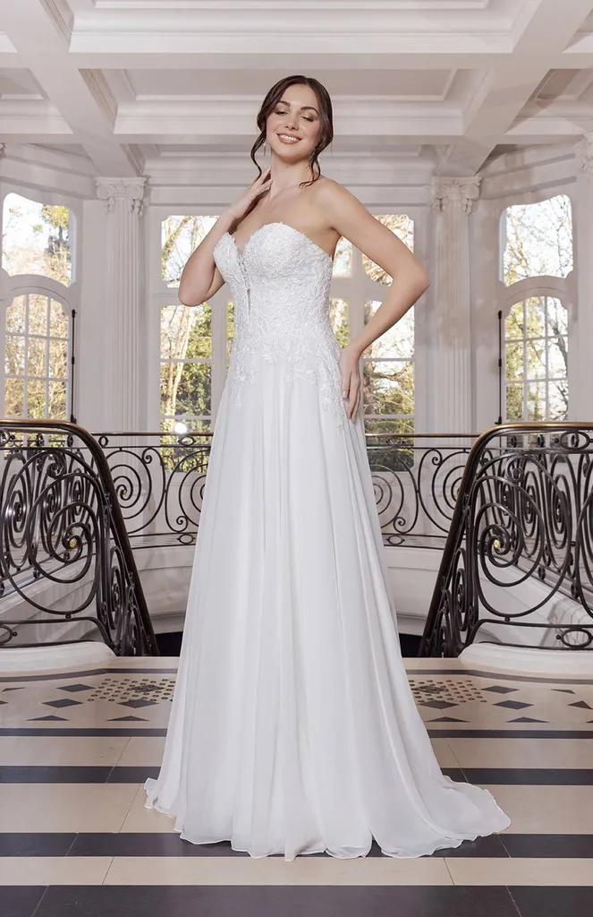 Robe de mariée fluide bustier Marseille