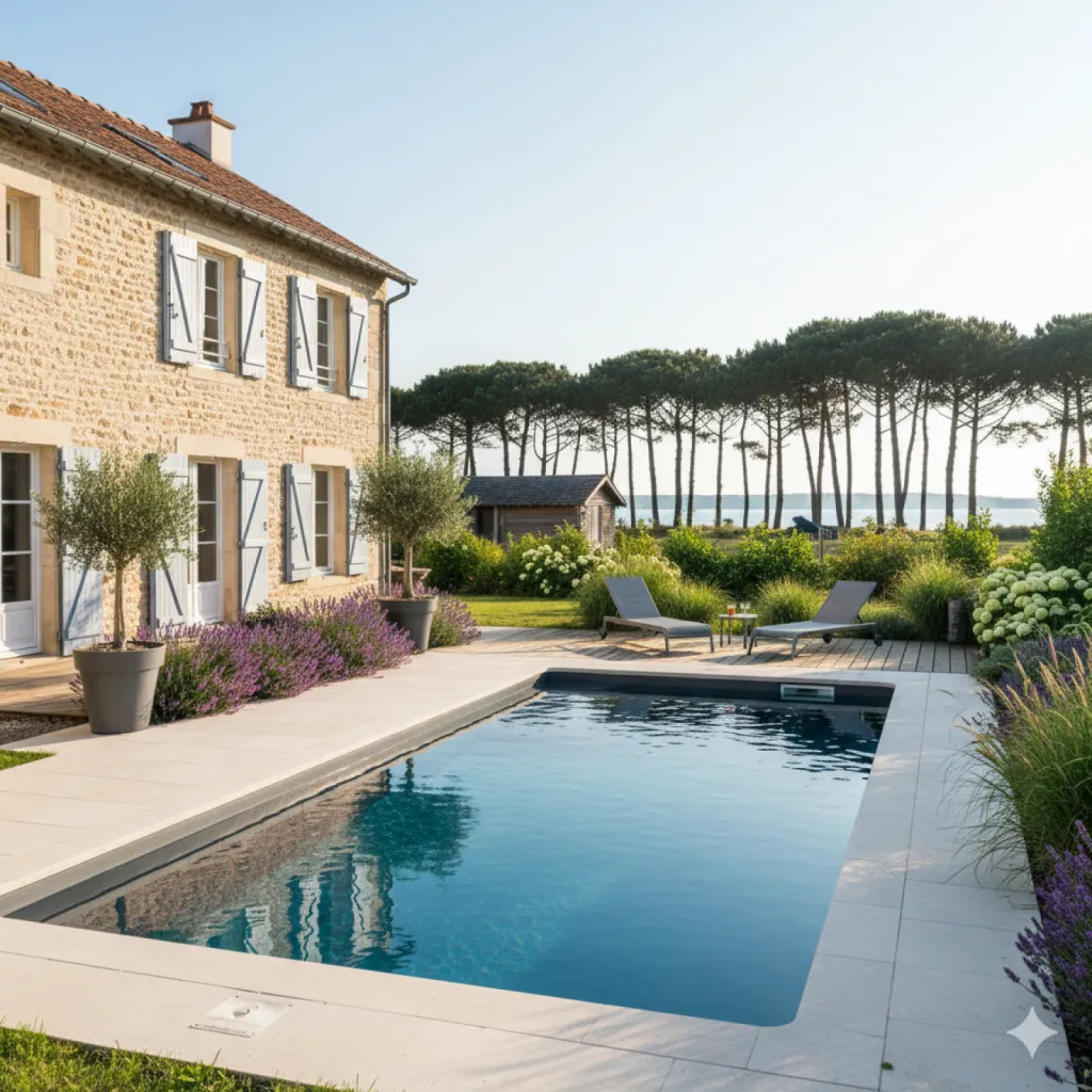 Spécialiste de  la piscine coque installé sur le Bassin d'Arcachon à Gujan Mestras et ses environs .