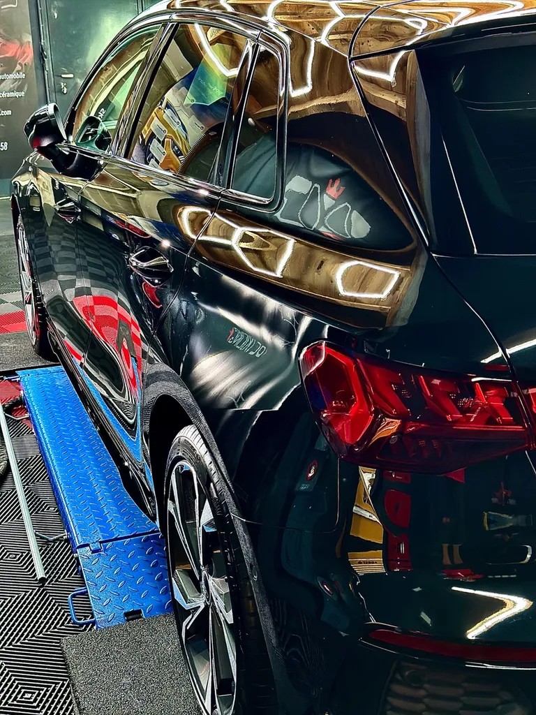 centre de DETAILING Lyon traitement céramique carosserie et jantes Audi A3