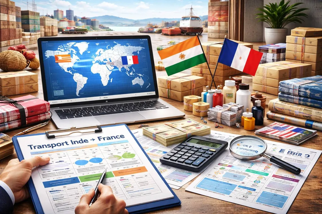 Transporteur de petits et moyens colis, expert en import export entre l’Inde et la France