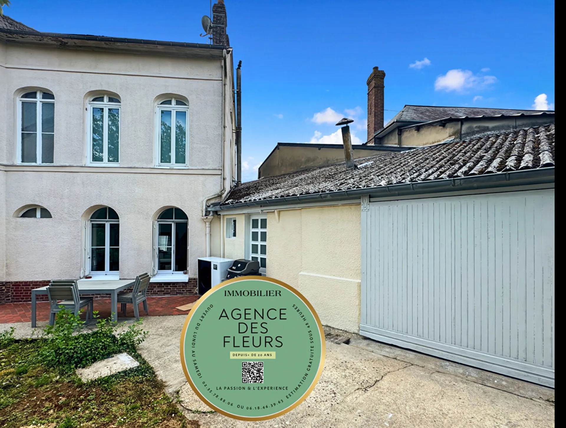 A vendre maison de 155 m² édifiée sur 438 m² de terrain sur la commune de SAINT OUEN DU TILLEUL 27670