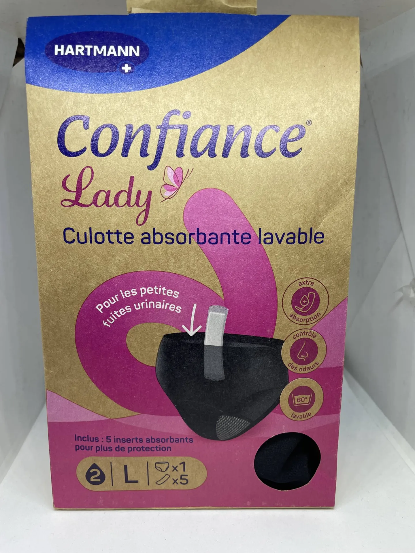 confiance lady culotte absorbante lavable