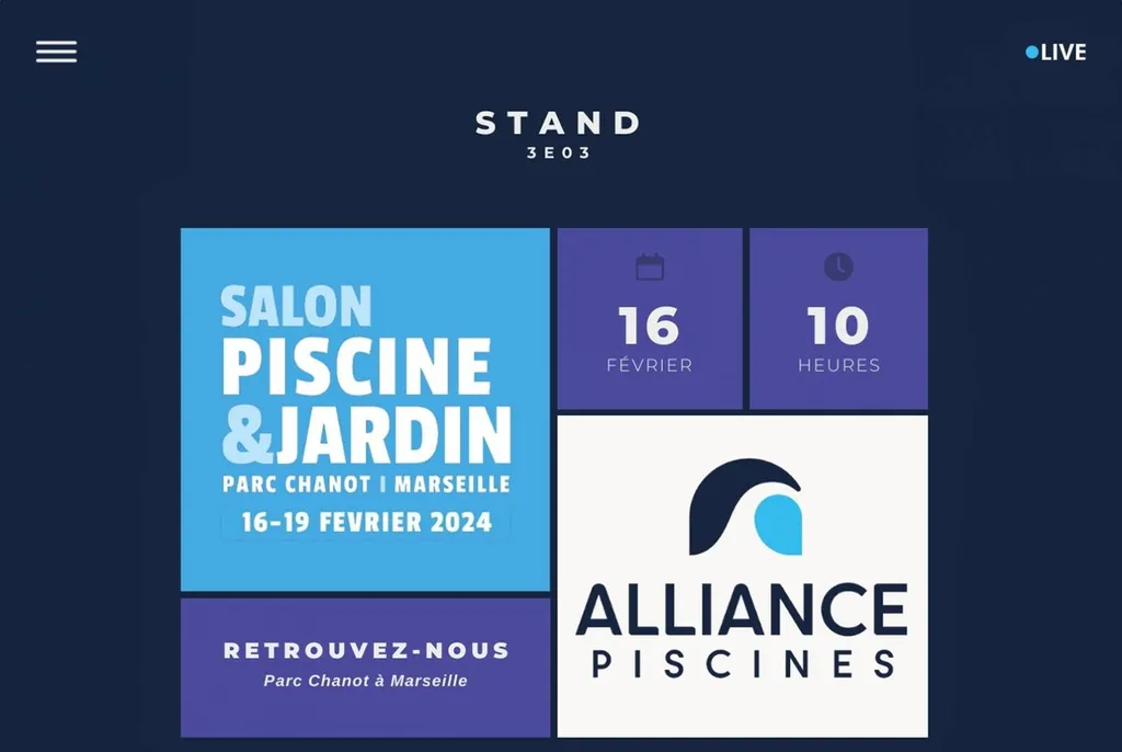 Piscine coque Salon Piscine & Jardin Six Four les Plages