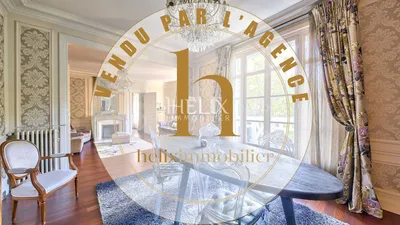 Dans un immeuble de standing au  Vésinet très bel appartement traversant