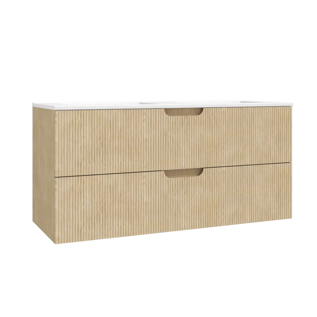 Aménagement de salle de bain contemporain avec colonne assortie à Tôtes, proche de Bois-Guillaume 76.