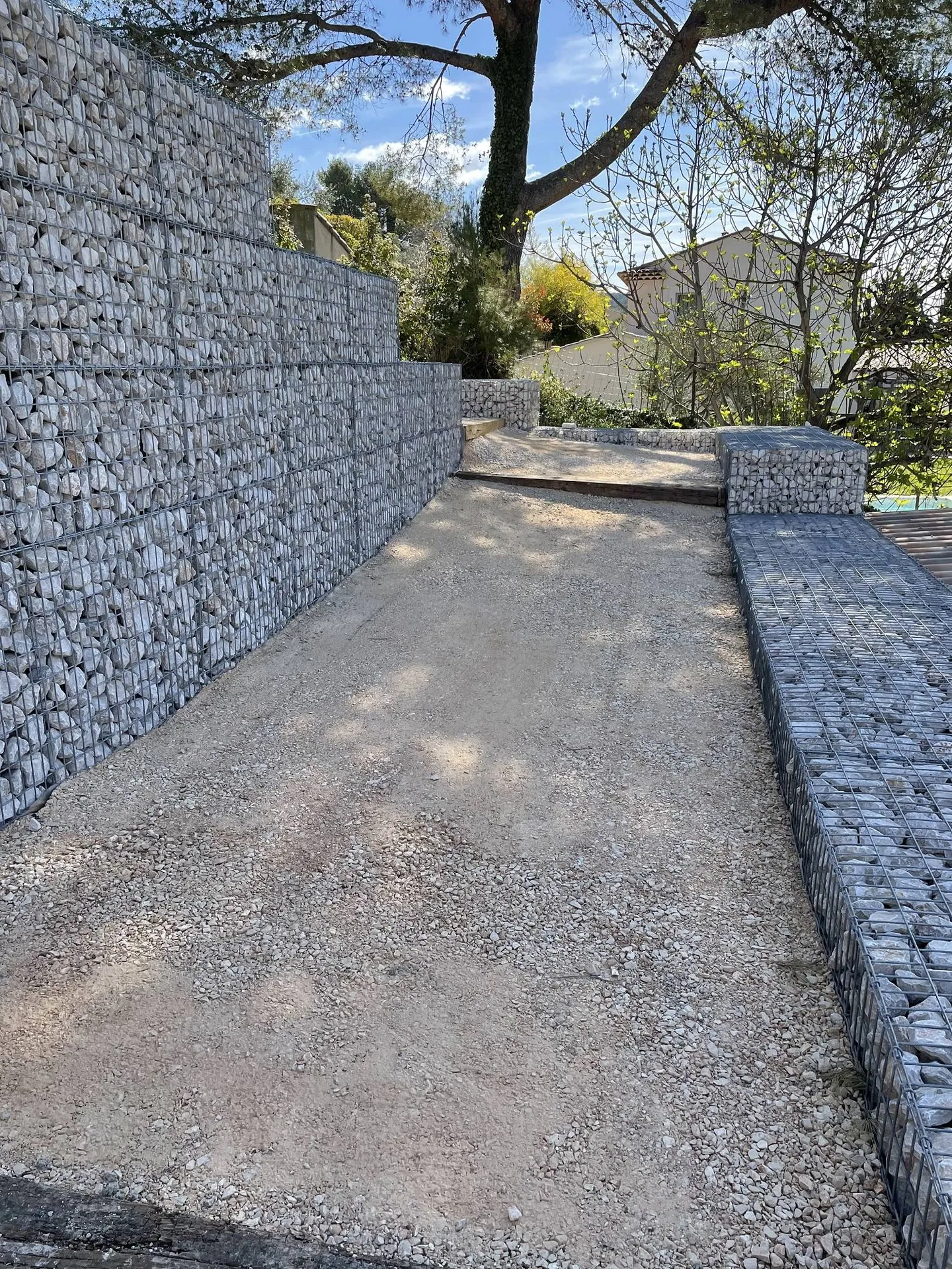 Réalisation de gabion et d’aménagement extérieur sur Eguilles