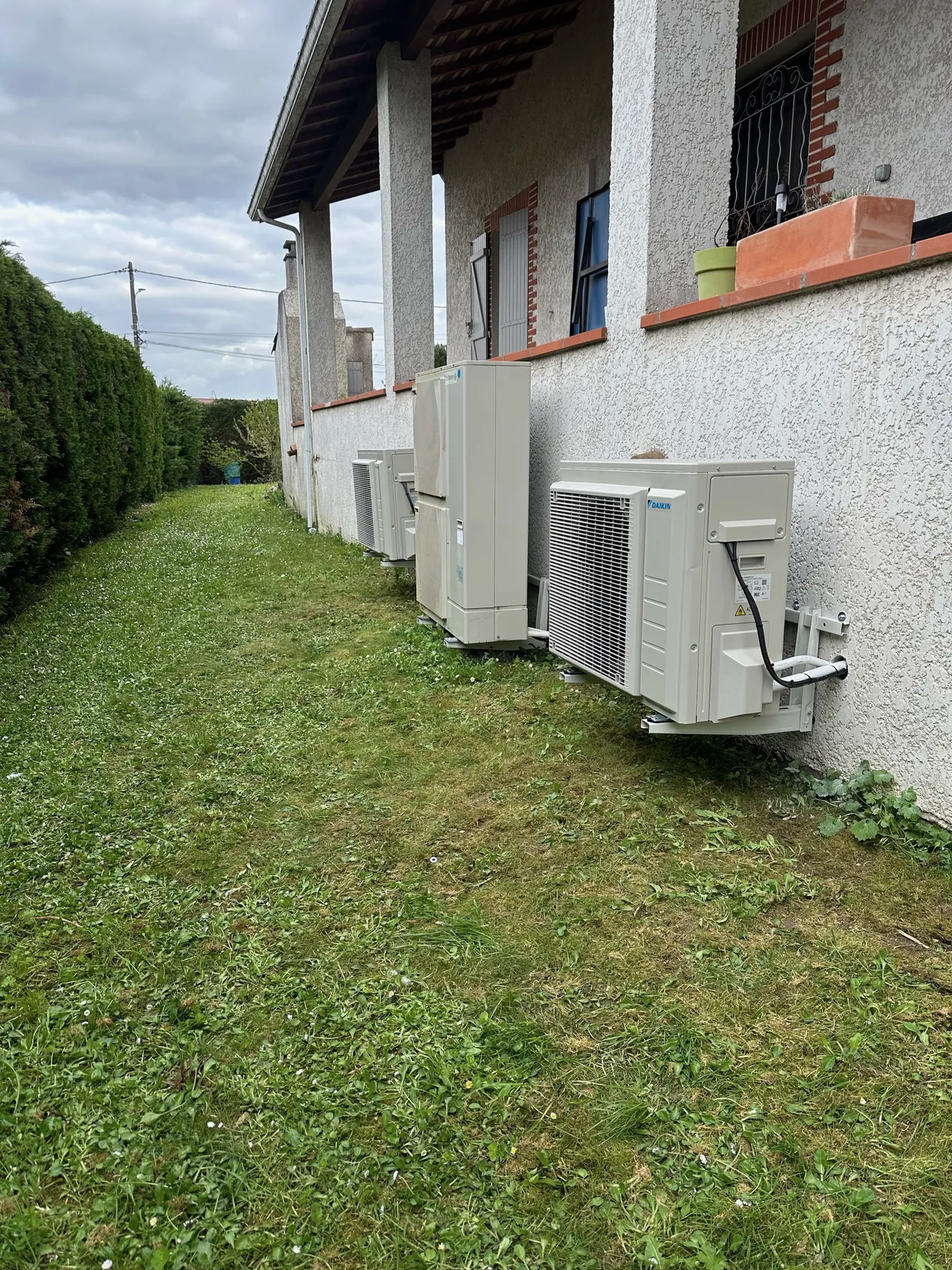 installation de deux mono split de chez daikin