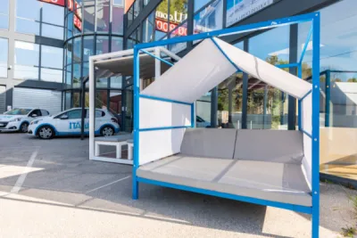 Pergola Beach pour votre piscine sur Mouans sartoux