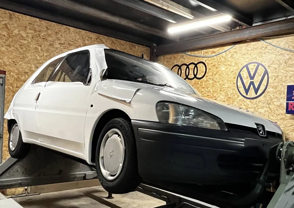 peugeot 106 covering banc brillant 