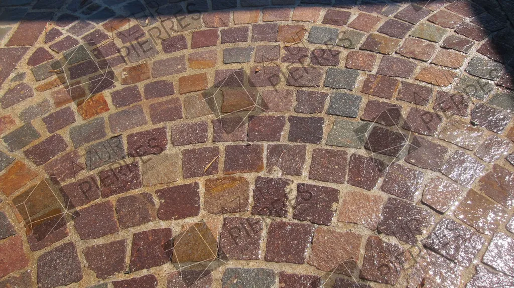 pavé ocre marron provence