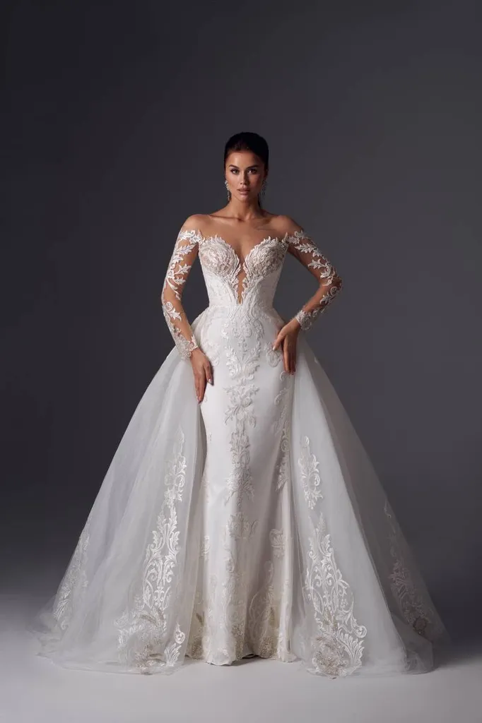 robe de mariée blanche longue sirène anna sposa A 