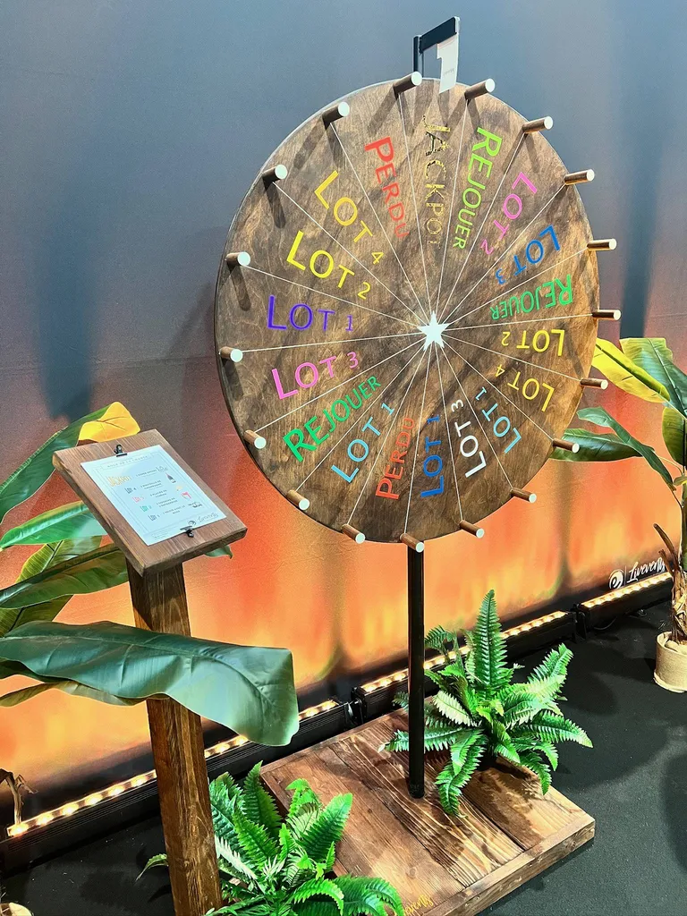 location d'une roue de la chance en Normandie