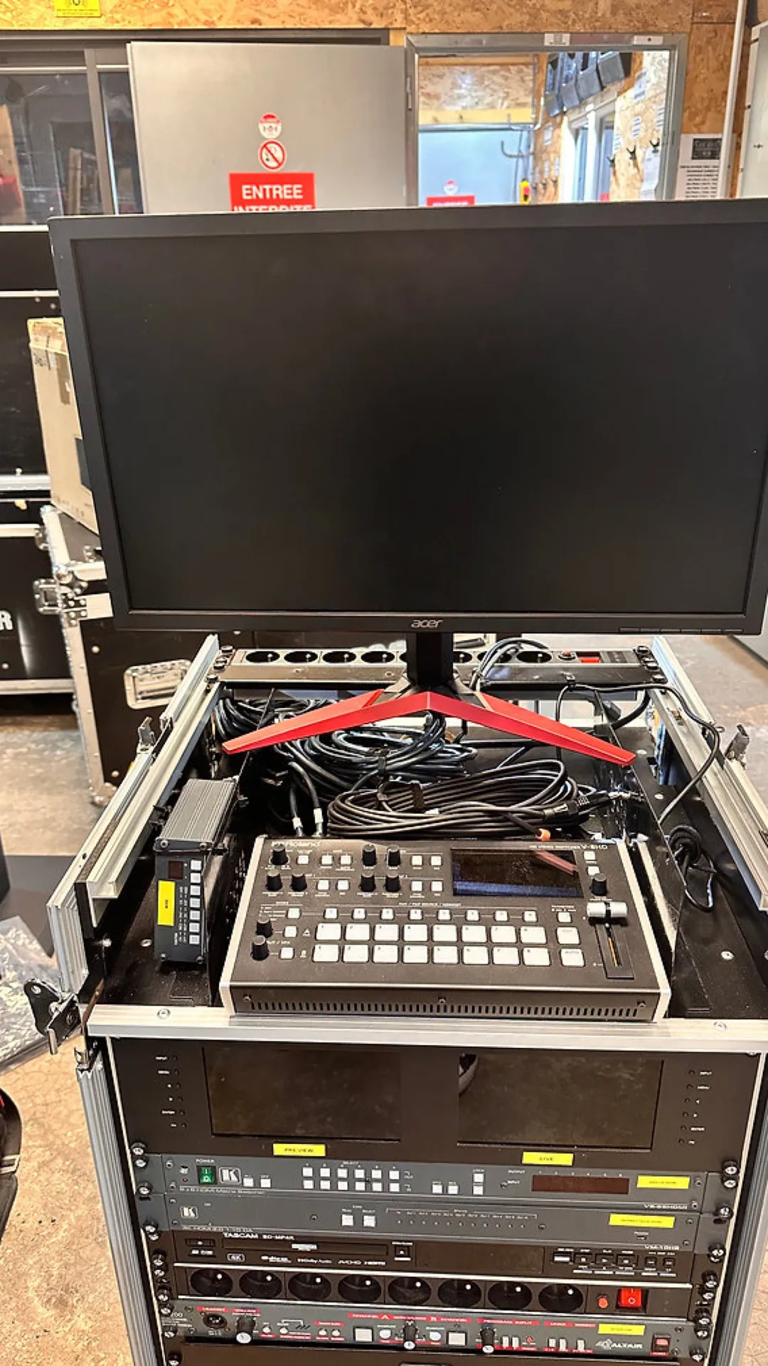 RACK REGIE VIDEO NUMERIQUE PRO 1