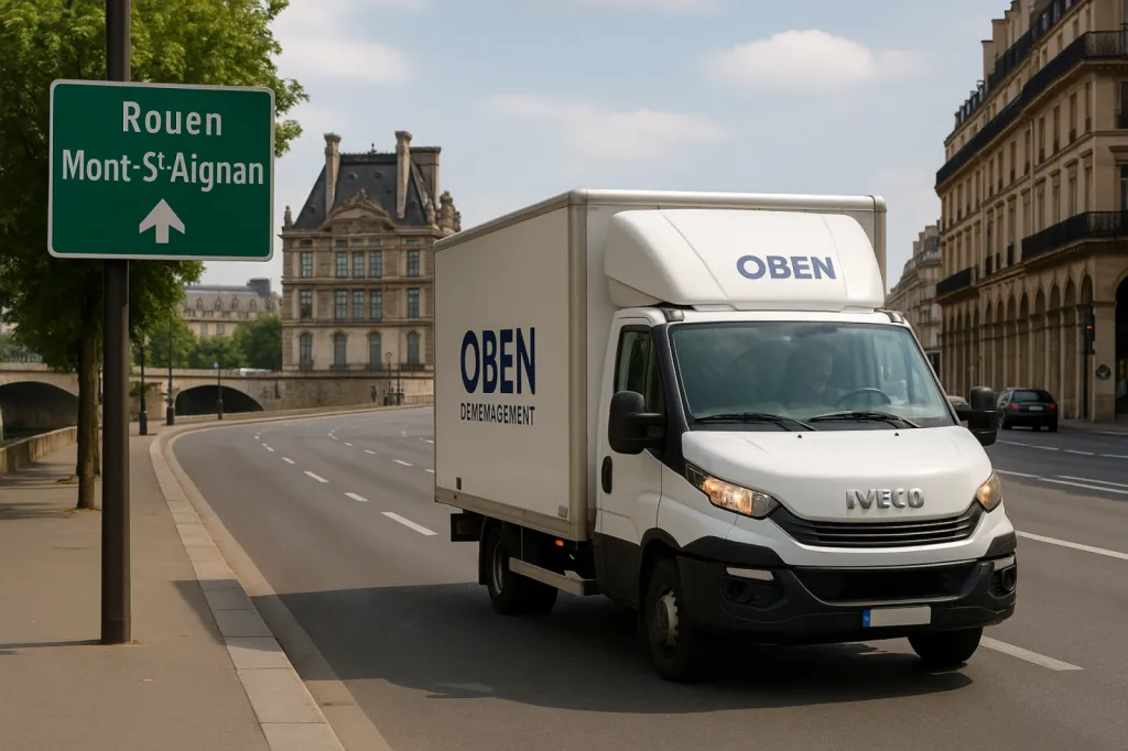 Groupage 1er arrondissement de paris vers Rouen