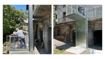 Facilitez vous le quotidien  avec cette plateforme élévatrice verticale Strategos près de Sisteron