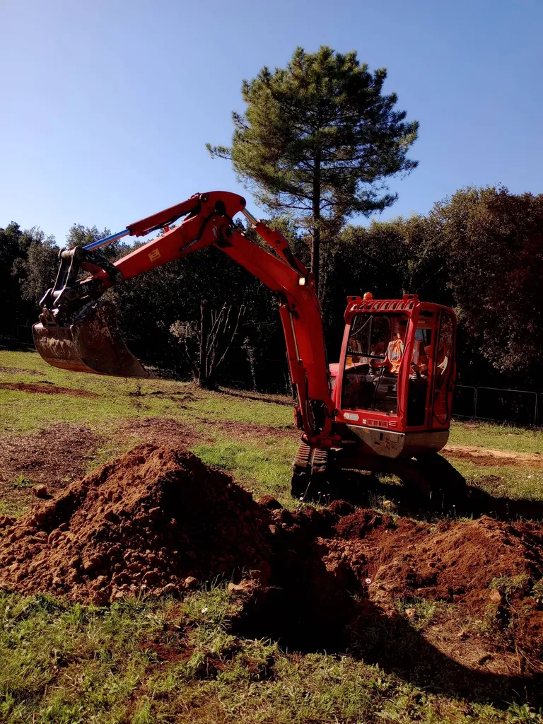Sondages de sols sur un chantier à Biot / Alpes Maritimes (06)