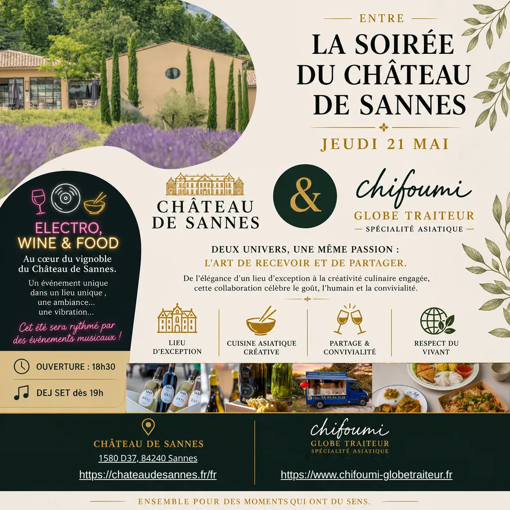 Soirée chateau de Sannes