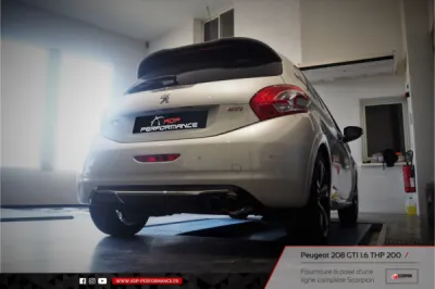 Reprogrammation moteur Nimes - Peugeot 208 GTI 1.6 THP 200cv - ADP Performance