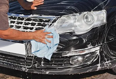 Nettoyage exterieur véhicule.