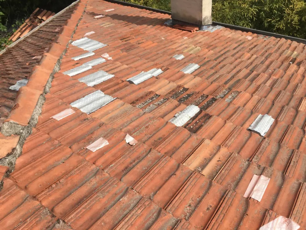 toiture avant intervention martigues